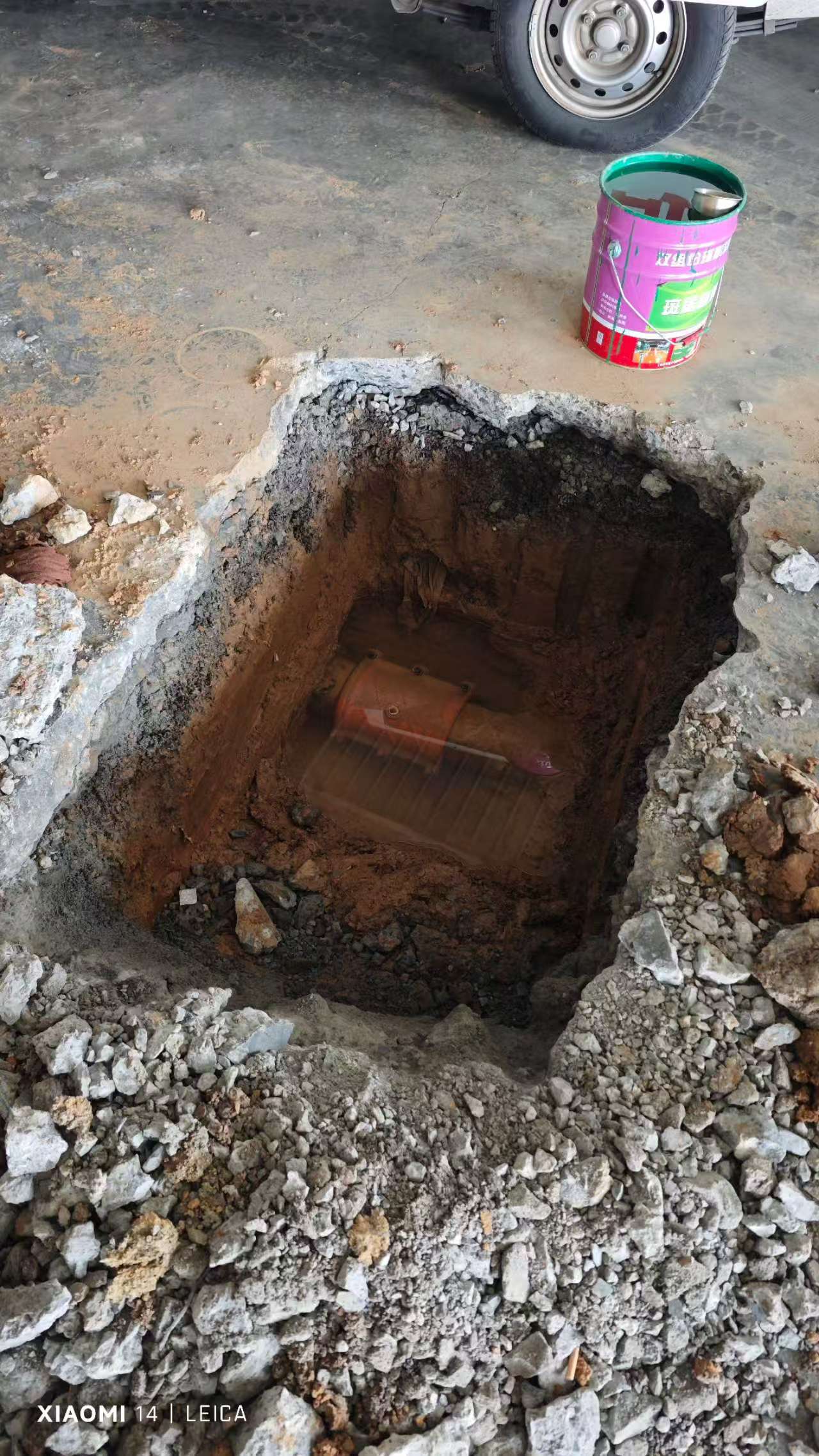 汇源果汁厂区测漏现场1